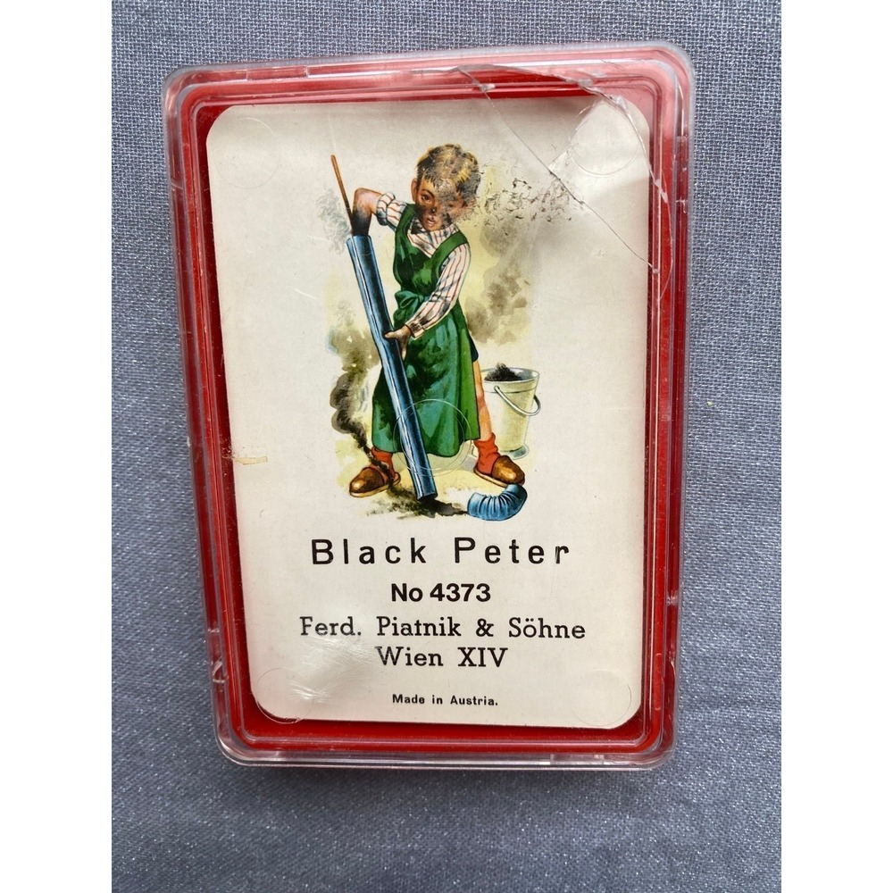 Cards Vintage Austria Black Peter Playing Game Fred Piantnik & Sohne Wien SKU26